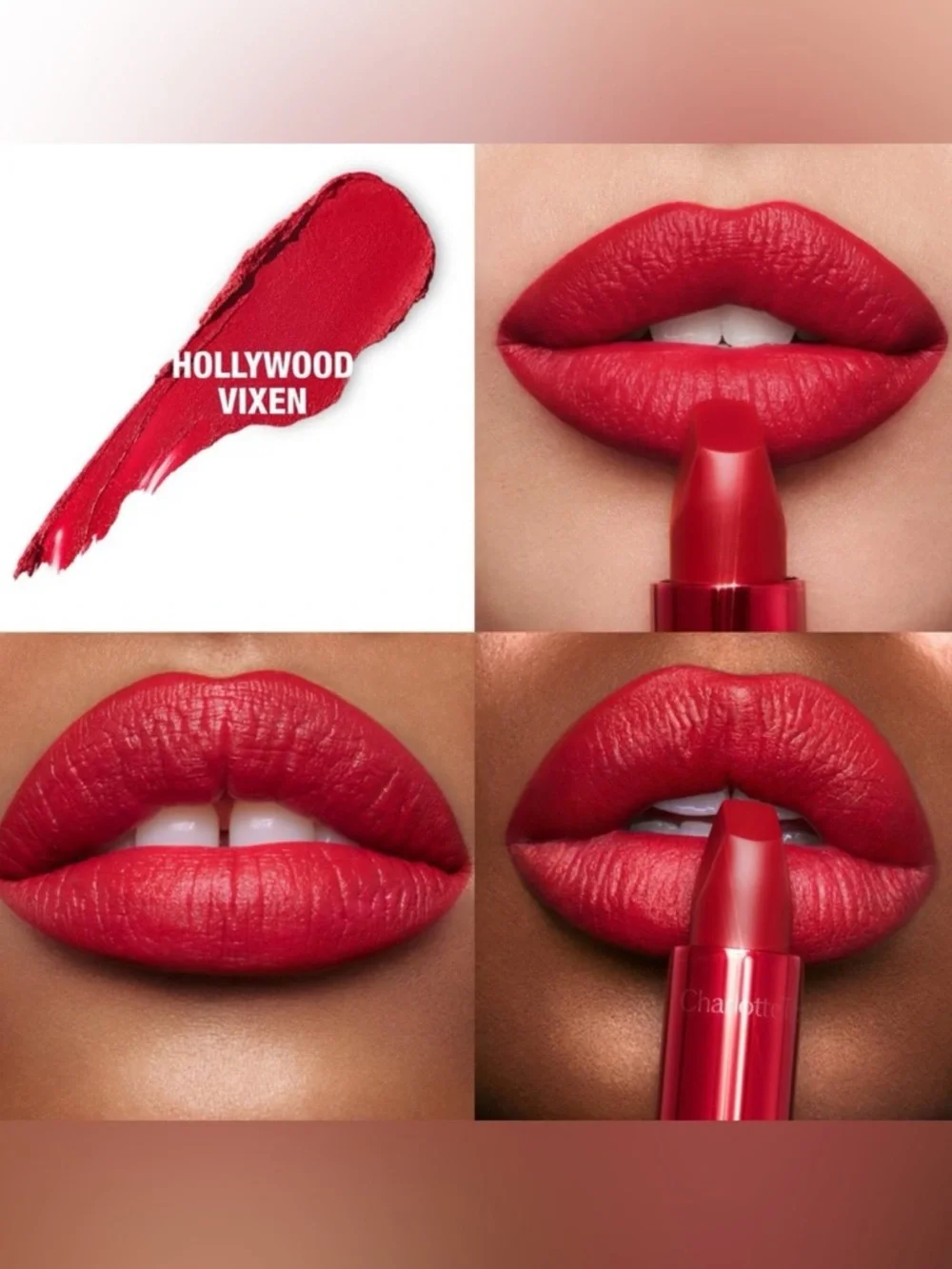 Charlotte Tilbury Mini Matte Revolution Hollywood Vixen Red Lipstick New in Box